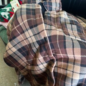 Cuddl Duds Brown Cozy Shacket